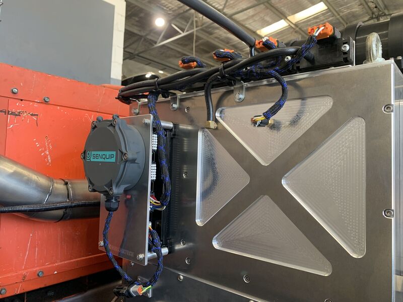 Hydrogen fuel cell with Senquip monitoring