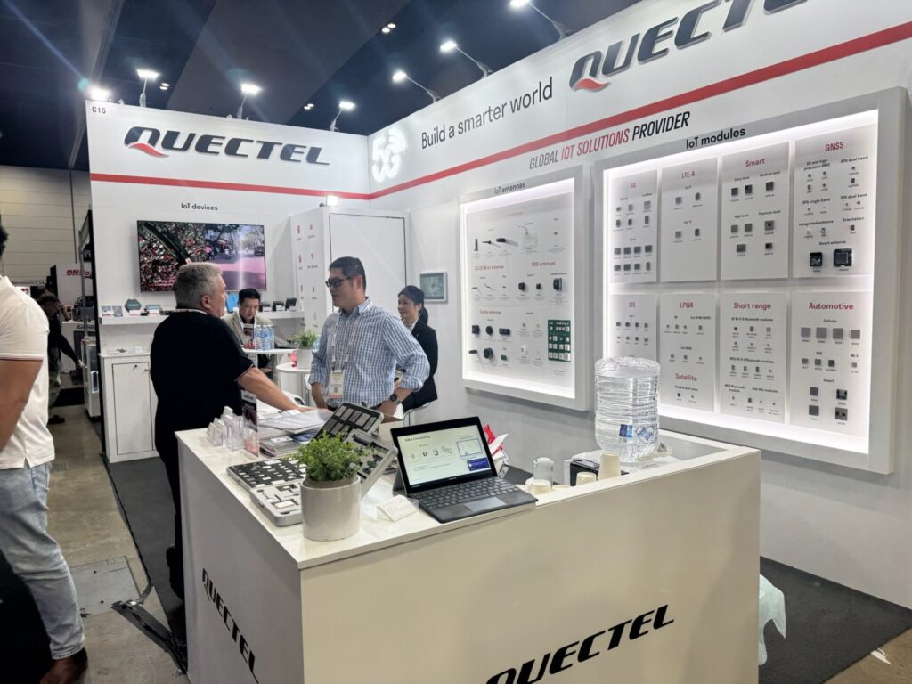 Senquip on the Quectel stand