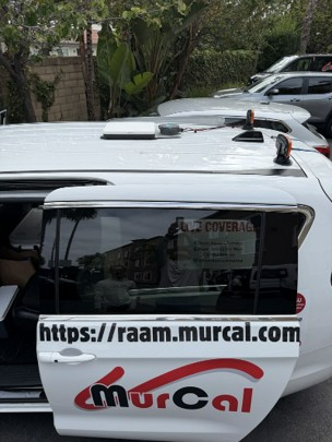 Team Murcal support vehicle monitored by Senquip ORB
